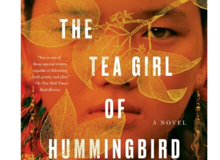 The Tea Girl of Hummingbird Lane book cover featuring a close-up of an ethnic Chinese person's face